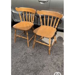 Matching Pair Of Side Chairs