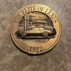 Rare Lexus Medal Memorabilia 