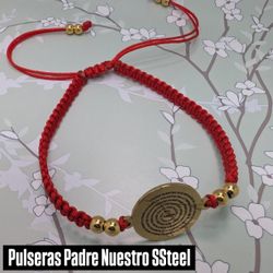 Pulsera Padre Nuestro Acero Inoxidable 