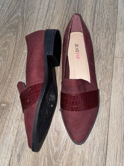 Just Fab burgundy Shoes
