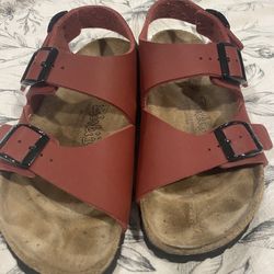 Birkenstock Sandal 230 Size 5 Dark Red