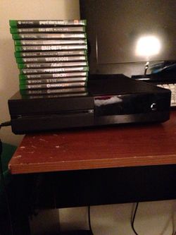 Xbox one with 12 games
