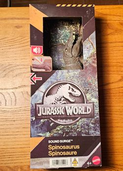 New Jurassic World SPINOSAURUS Sound Surge 12" Dinosaur Action Toy Collectible Figure!