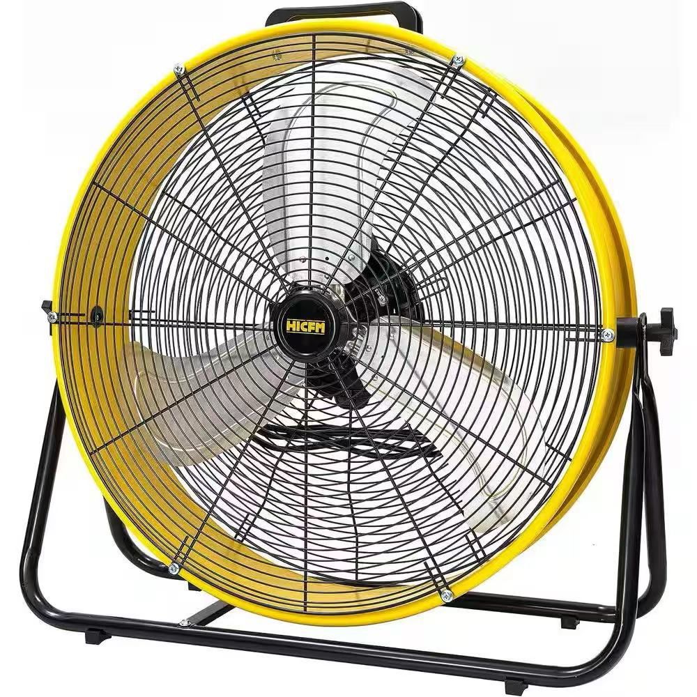 24inch industrial floor fan yellow  $90 