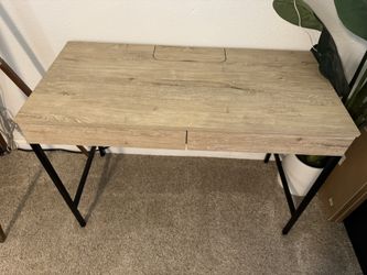 Desk With Power Outlets