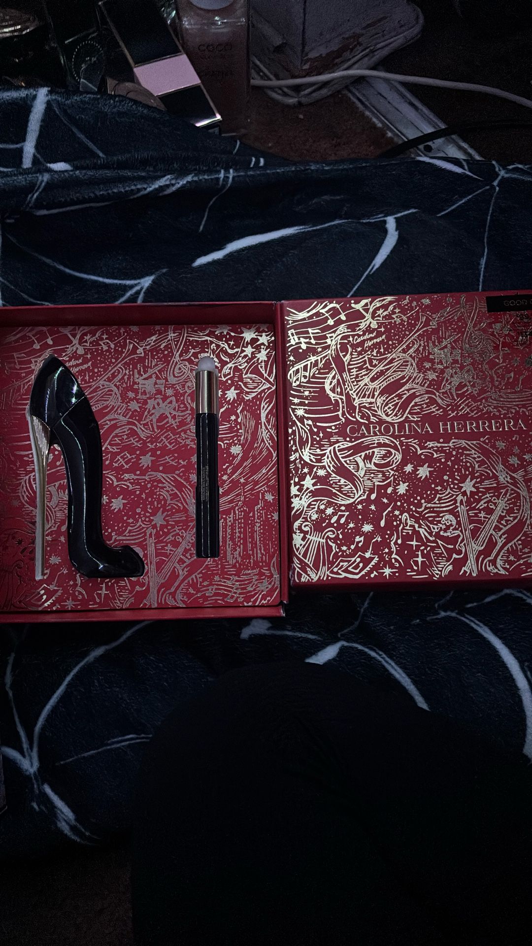 Carolina Herrera Blue Heel 