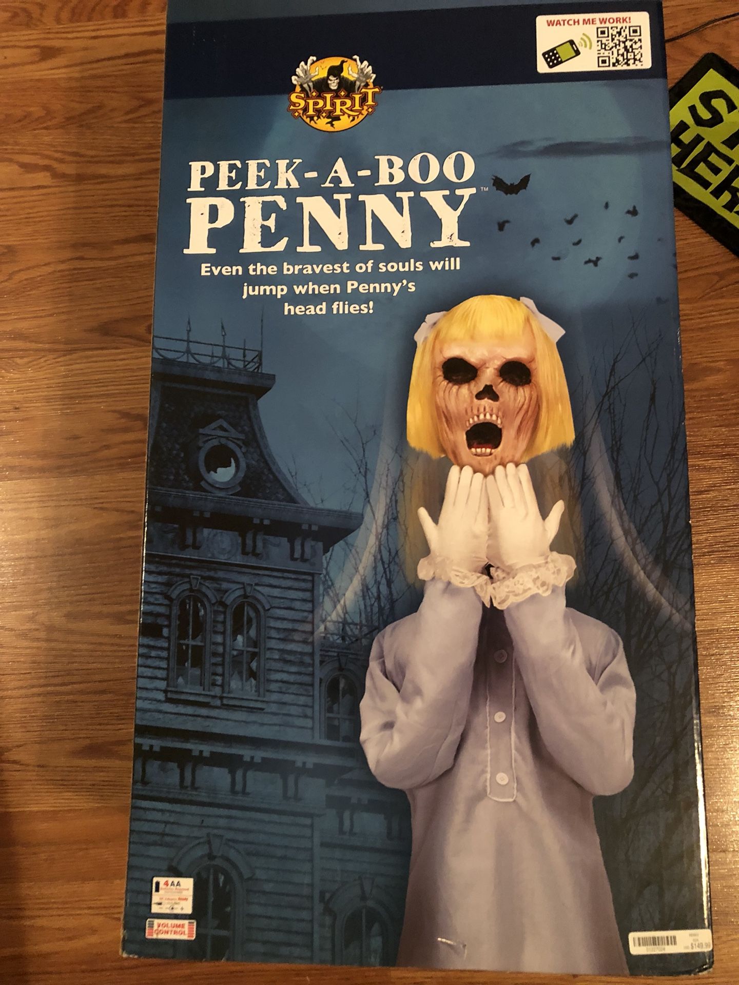 Lifesize peekaboo penny Halloween prop