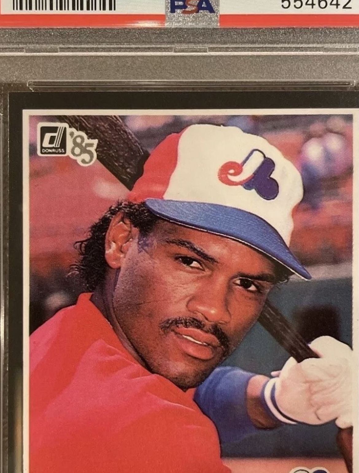 1985 Donruss Tim Raines #299 PSA 9 HOF Fresh Grade Pop 28