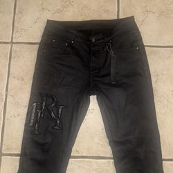 Amiri MX1 Suede Patch Jeans 