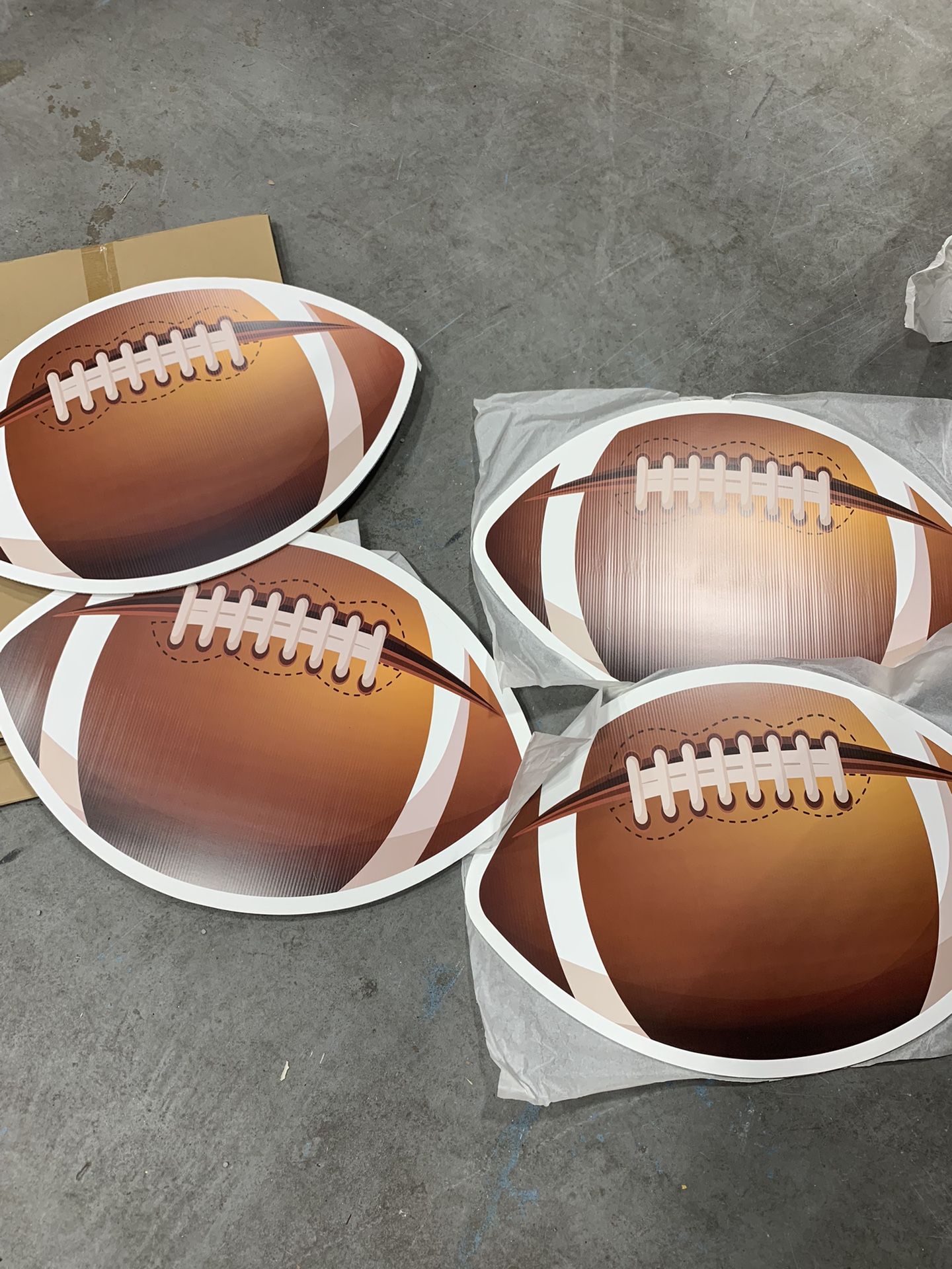 4 For 15 Very Large Decoration Video Game Controller, Baseball, Football, Soccer Ball