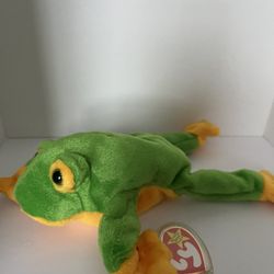 Smoochy the frog beanie baby