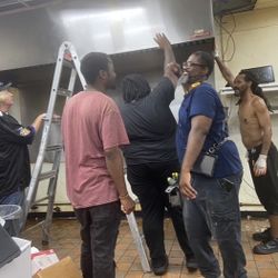 10 Ft Captiveair Hood, Fire Suppression, And Exhaust Fan
