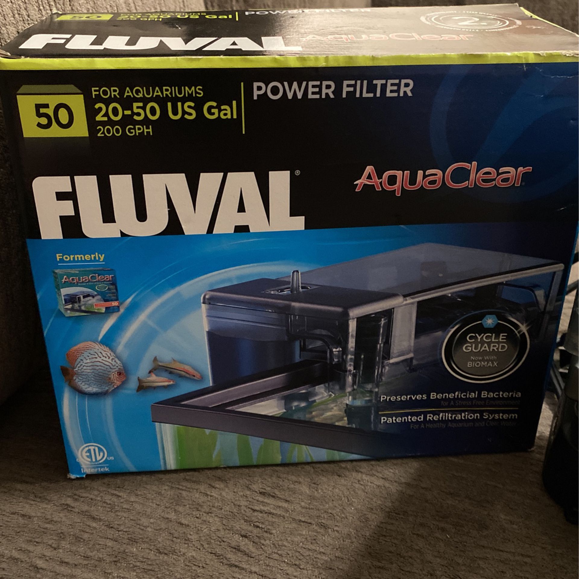50 Gal Fluval (Aqua Clear) Aquarium Filter
