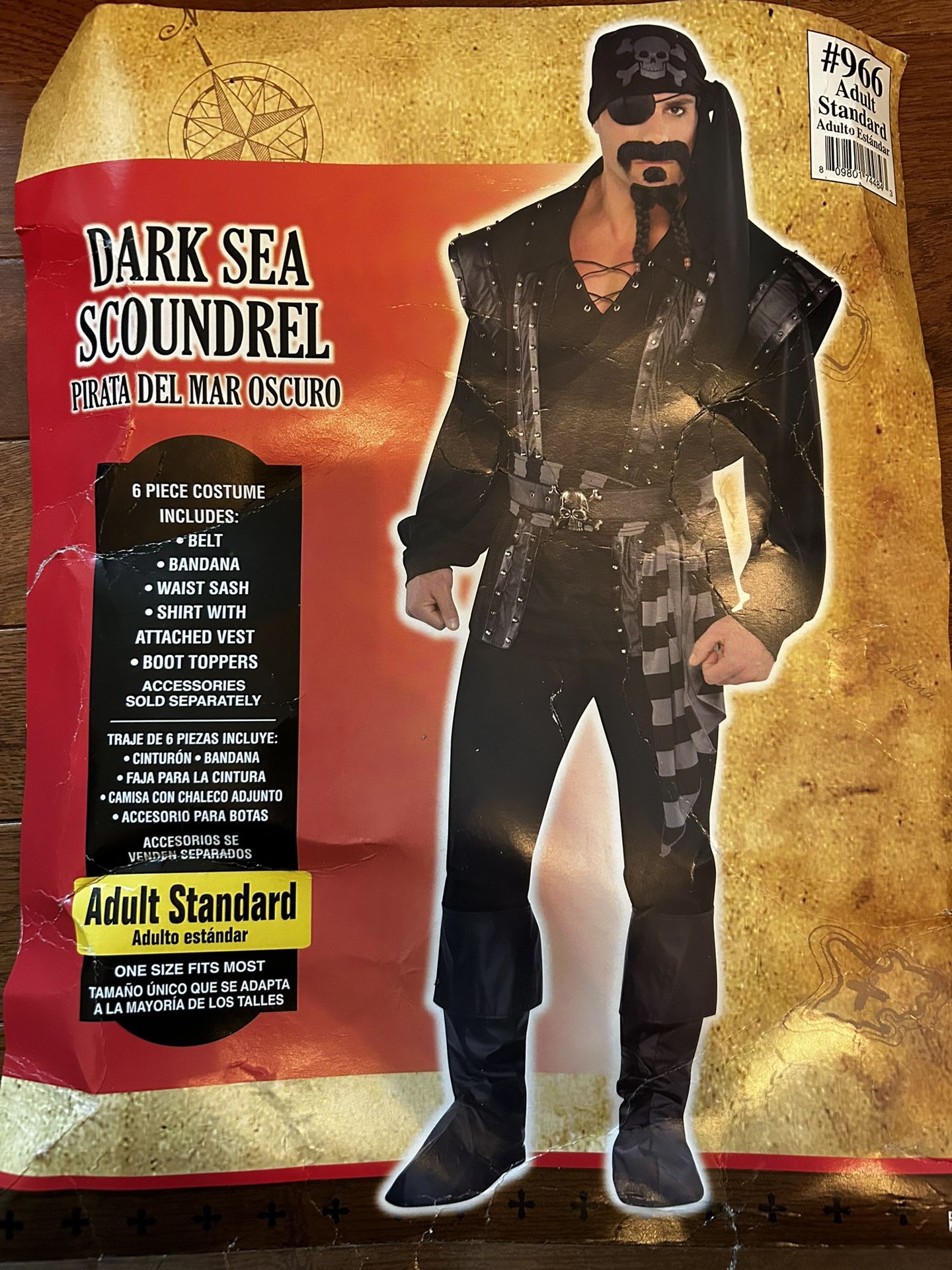 Dark Sea Scoundrel (Pirate) Costume