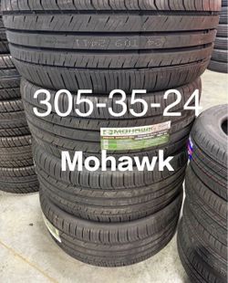 4 New 305/35R24 Mohawk tires with free Installation 305-35-24