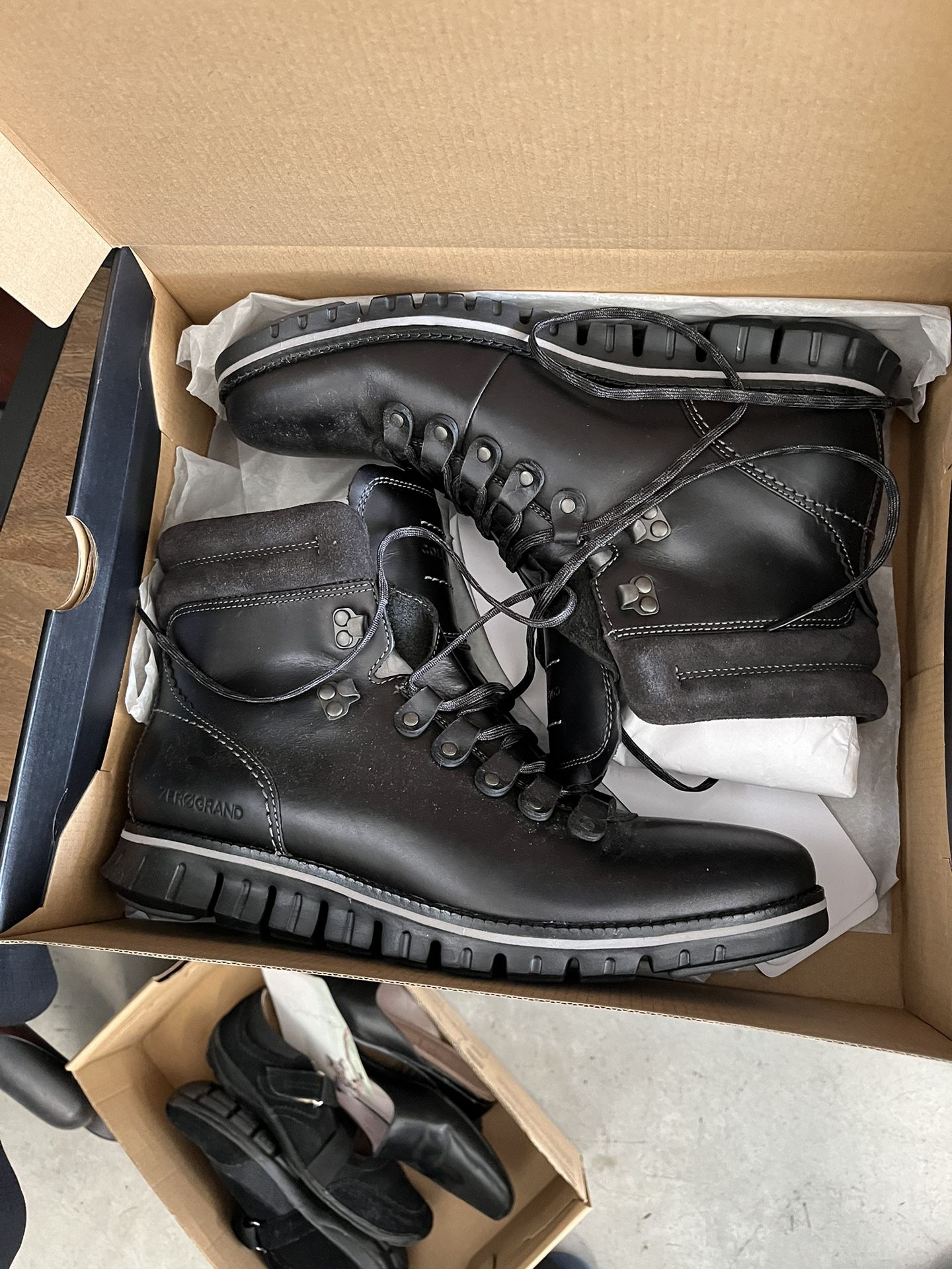 Cole Haan Leather Boots Zero Grand Hiker