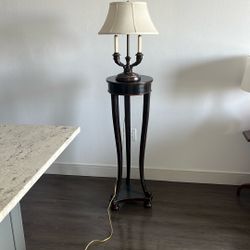 Lamp And Tall End Table