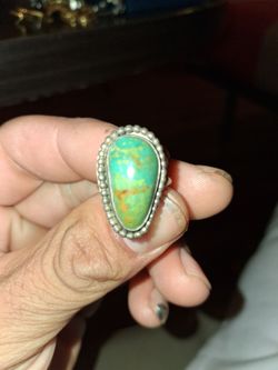 Sterling Silver Turquoise Statement Ring