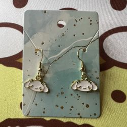 Delicate Cinnamoroll earrings