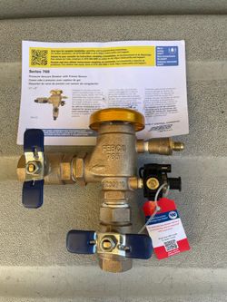Pressure Backflow Valve. 