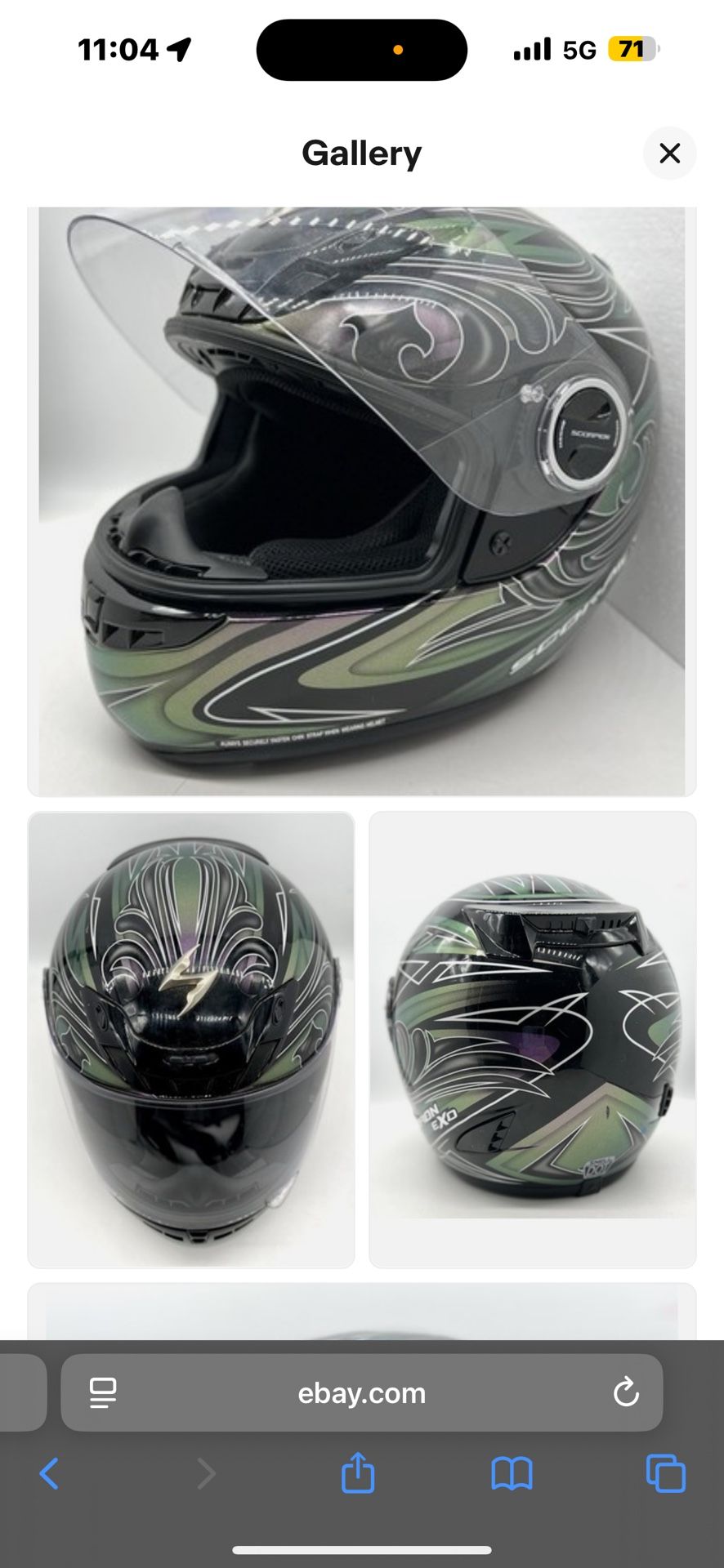 Scorpion Exo Motorcycle Helmet