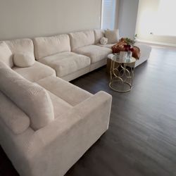 Cream Sectional