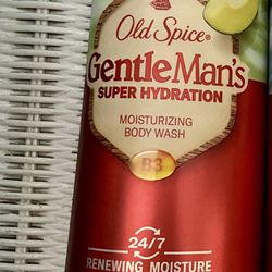 Old Spice Super Hydration Men's Body Wash, Cucumber & Avocado Oil 24/7 Renewing Moisture, 20 fl oz. New