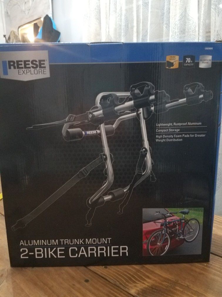 Brand New Reese Explore 2 Bike Carrier For A Car