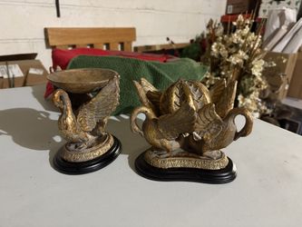 Brass Swan Holders