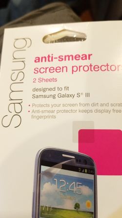 Samsung Galaxy III screen protectors