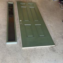 Door With Glass Panel 