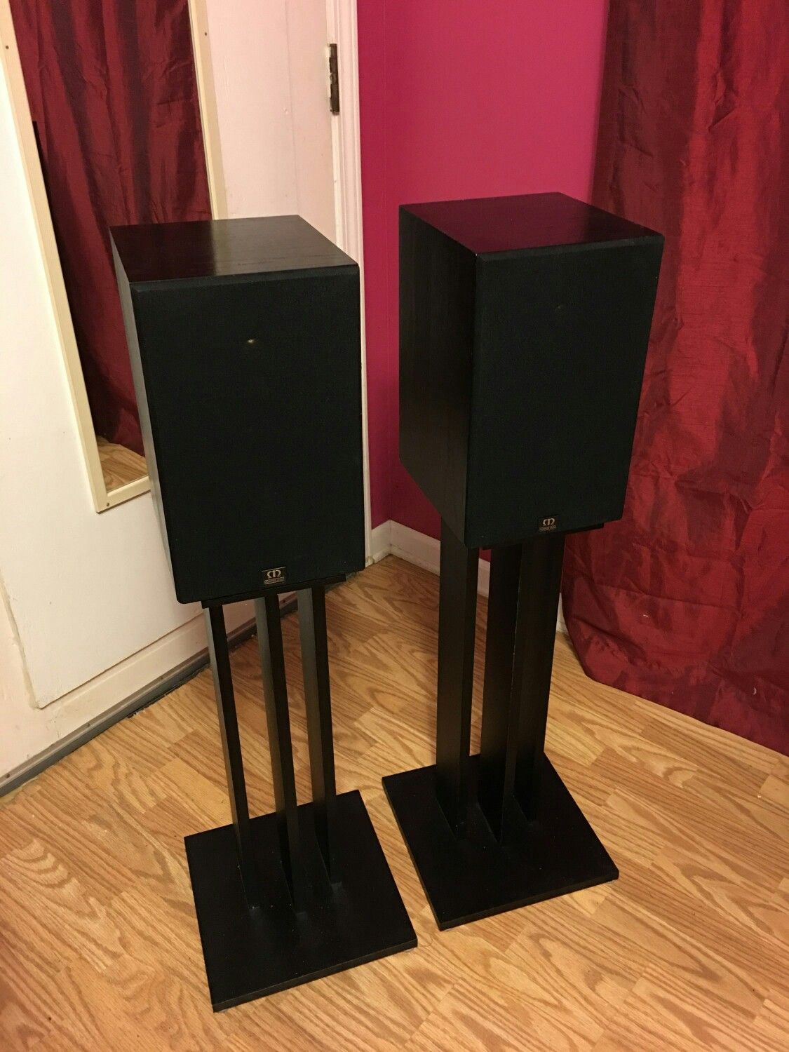 Monitor Audio Speakers with stands