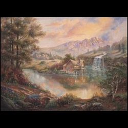 Cascade River Mill by Carl Valente