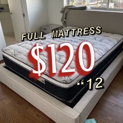 Full Size Pillow Top Mattress Only 