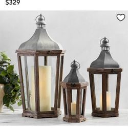 POTTERY BARN PARK HILL OUTDOOR LANTERN