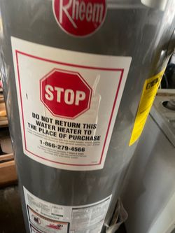 Water heater.