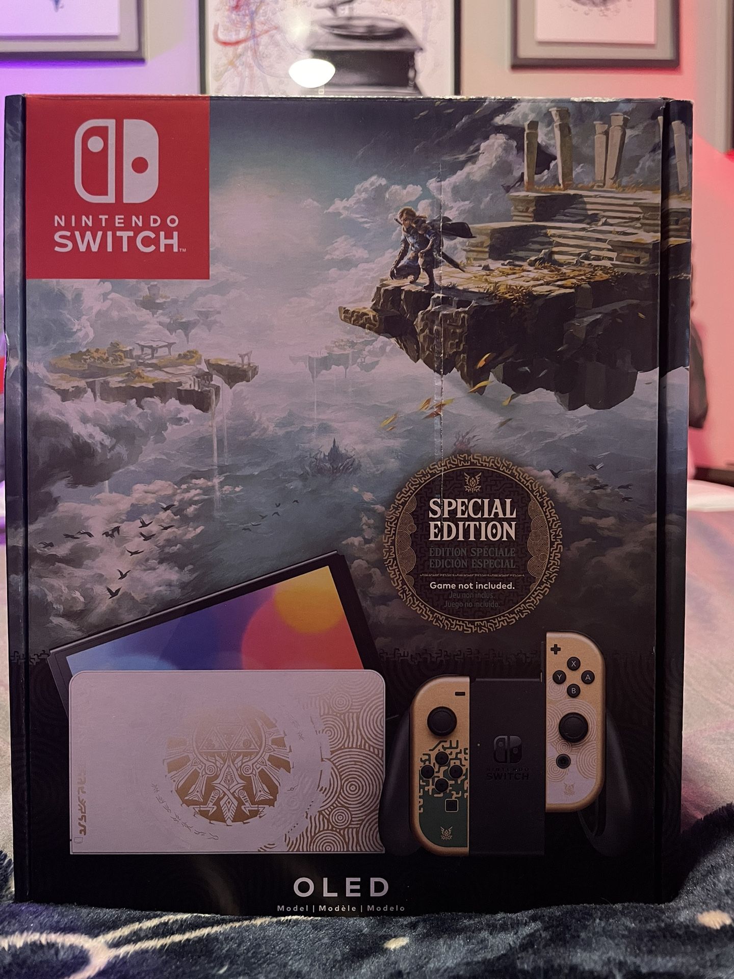 Nintendo Switch OLED – The Legend of Zelda: Tears of the Kingdom Edition – Open Box, Never Used