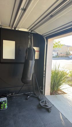 Punching bag with stand