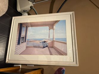 Large Beach Poster In Frame