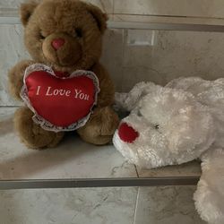 Two piece stuffed animals 