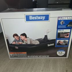 Bestway, queen air mattress, 12 inch height