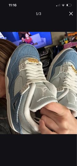 Denim Jordan 4s