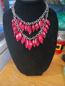 Red Womens Necklace 