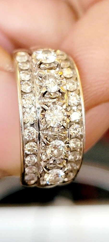 Zales 14k White Gold Engagement Ring Vvs Dimonds.!!! Deals