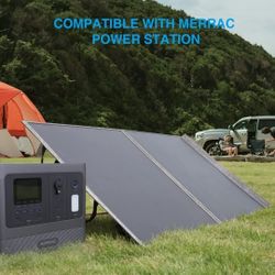 Solar Panel, 100W 18V Solar Panel Kit with 2 USB Ports & DC Output

