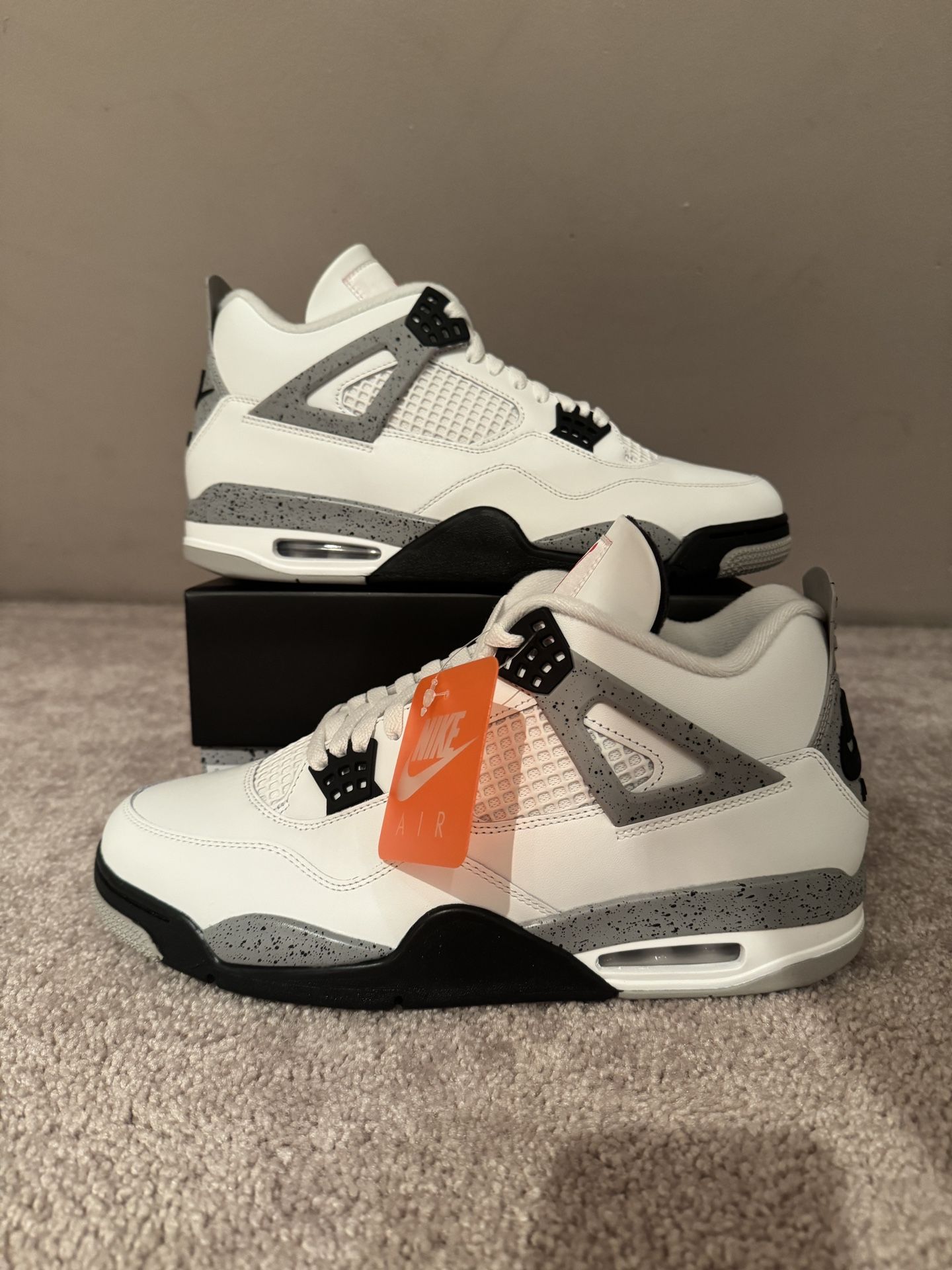 Jordan 4 Retro White Cement Size 12 Deadstock