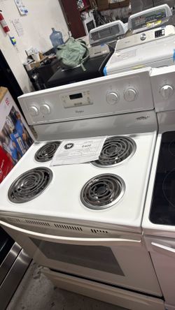 Whirlpool four burner  range