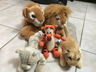 Animal plushes