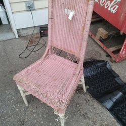 Antique Wicker Chairs 