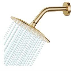 Brushed Gold Rain shower head